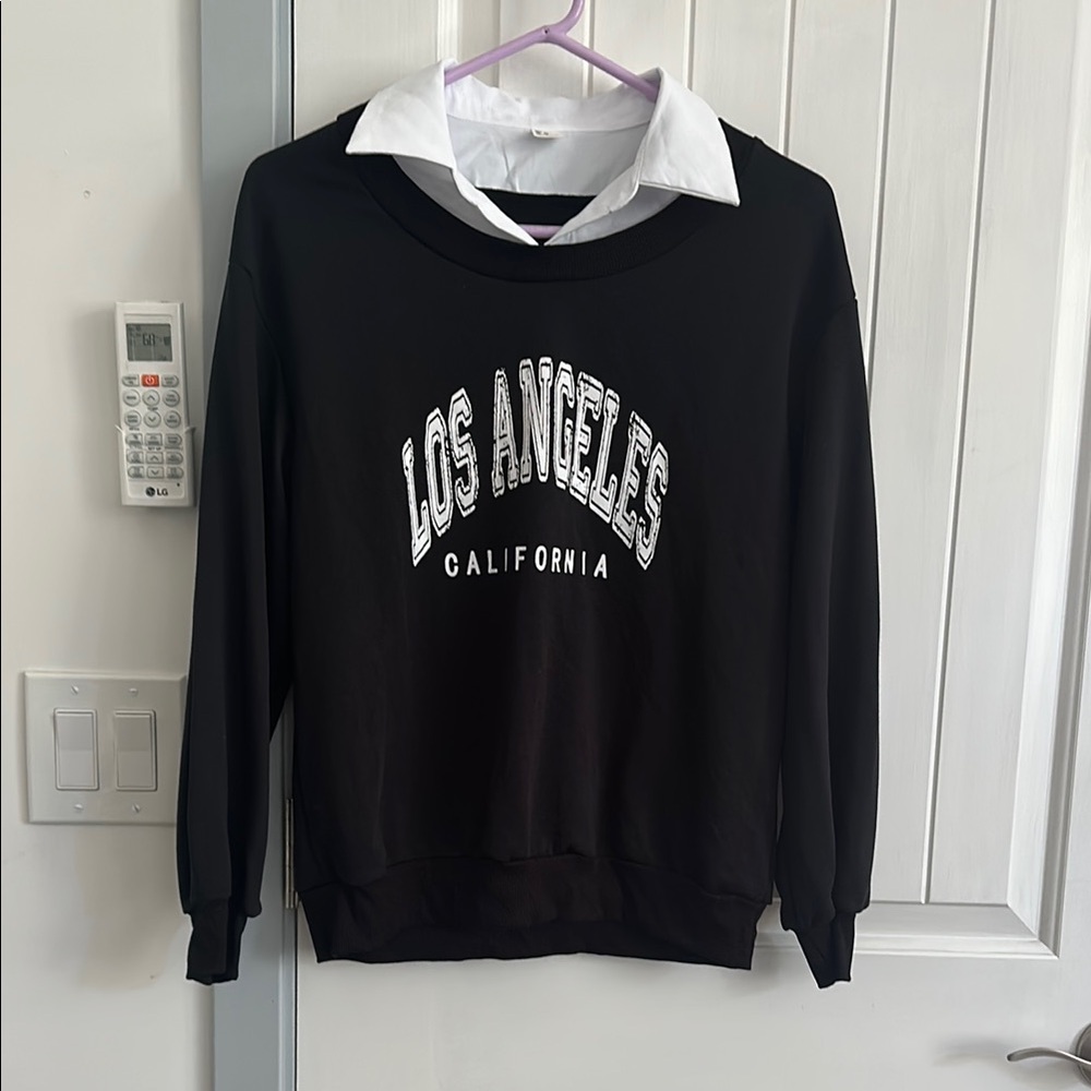 Amazon Black and White Crew Neck Sweater